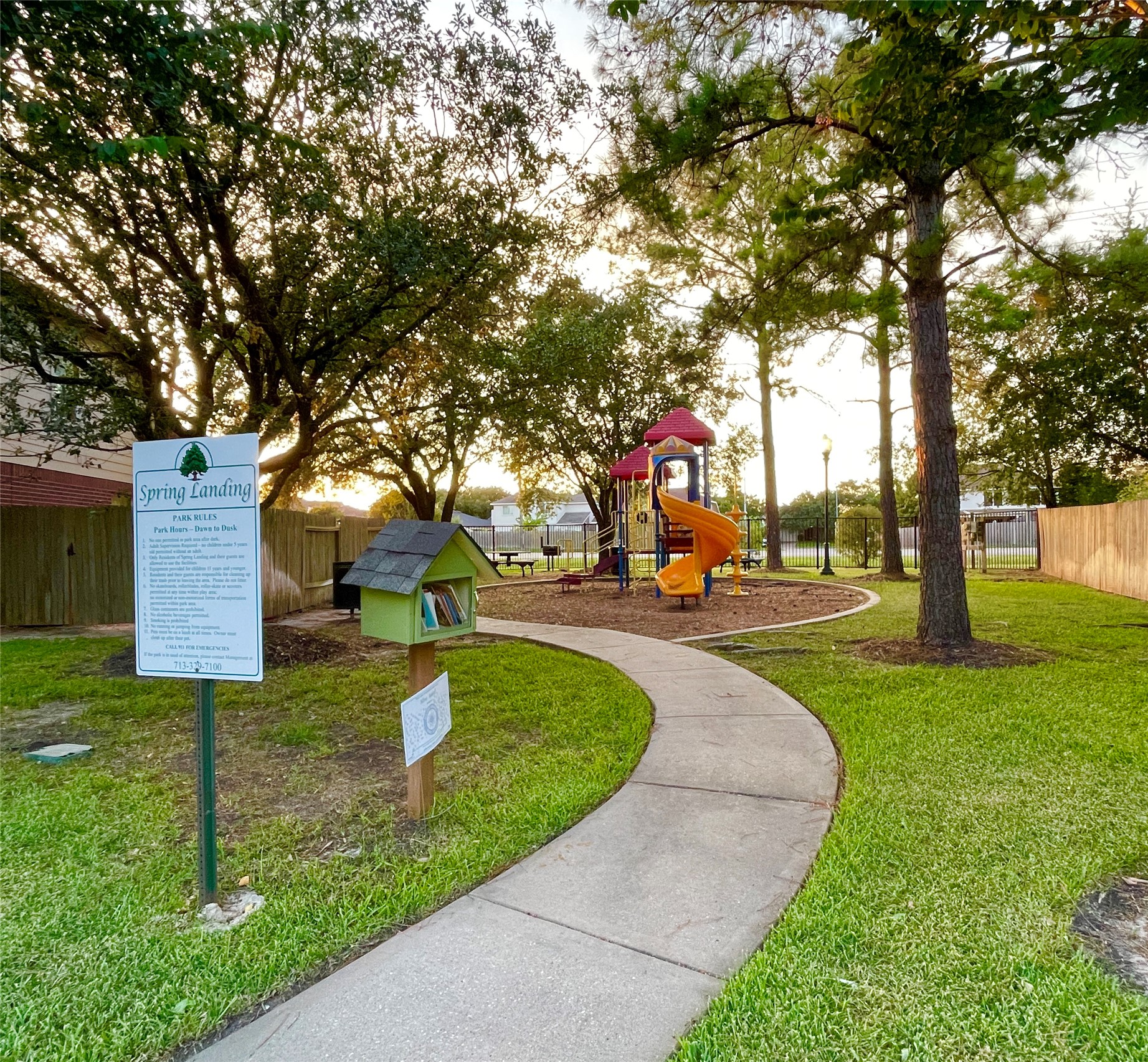 20503 Spring Aspen Lane Spring, TX 77388 - Photo 23 of 25 Neighborhood pocket Park with Share a Book Library box