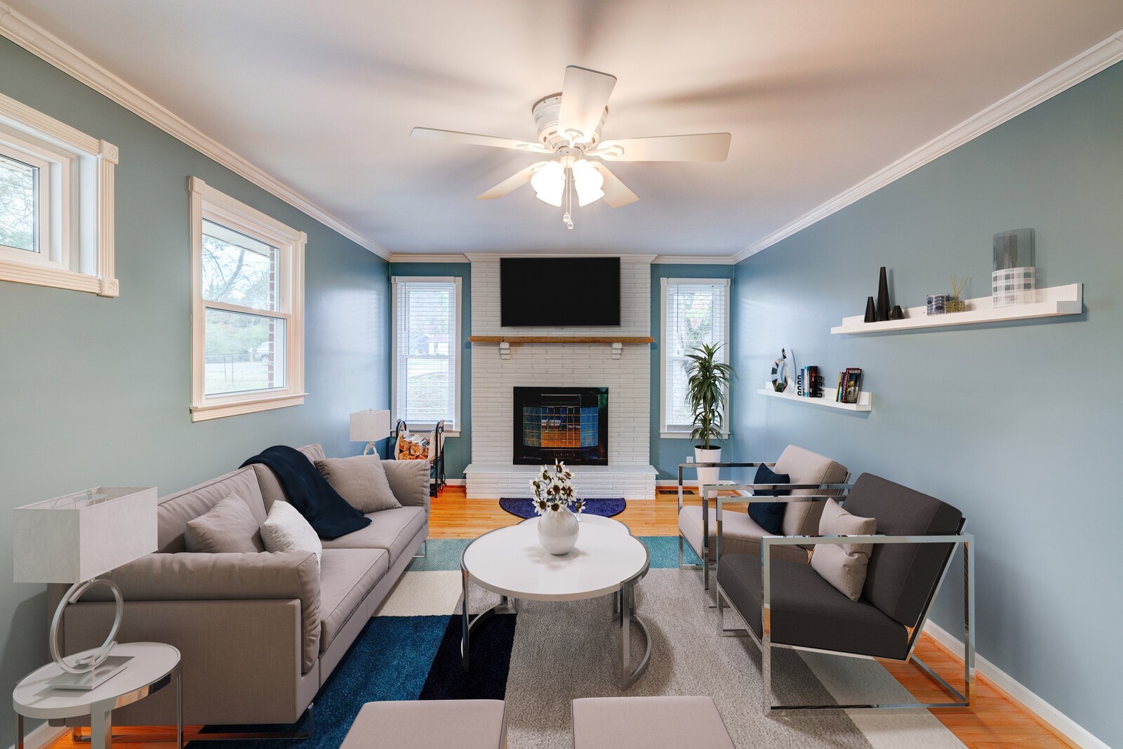 5075 Kittrell Road Nashville, TN 37221 - Photo 1 of 48 Virtually Staged Family room off the kitchen