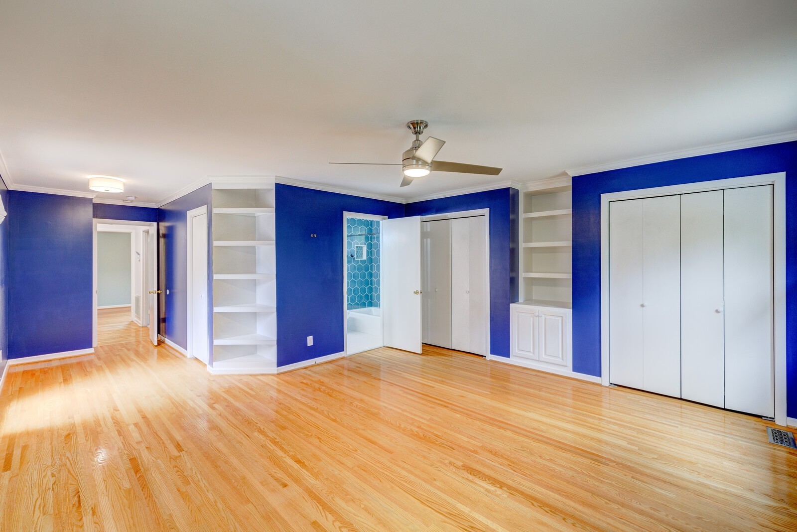 5075 Kittrell Road Nashville, TN 37221 - Photo 25 of 48 The large main bedroom boasts hardwoods, built in storage and double closets