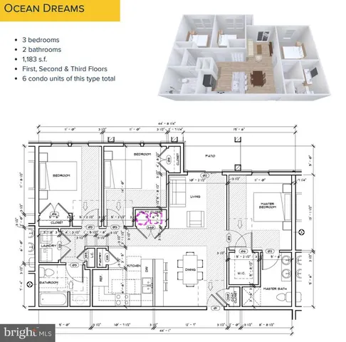 $435,000 | 2 Bowers Drive, Unit 103, Ocean View, DE 19970