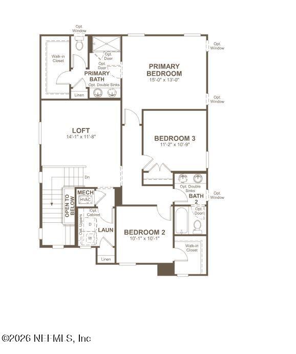 512 White Rabbit Run St. Augustine, FL 32092 - Photo 3 of 26 Palm-second floor-loft opt