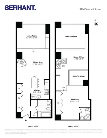 $799,000 | 529 West 42nd Street, Unit 1B | Hell's Kitchen