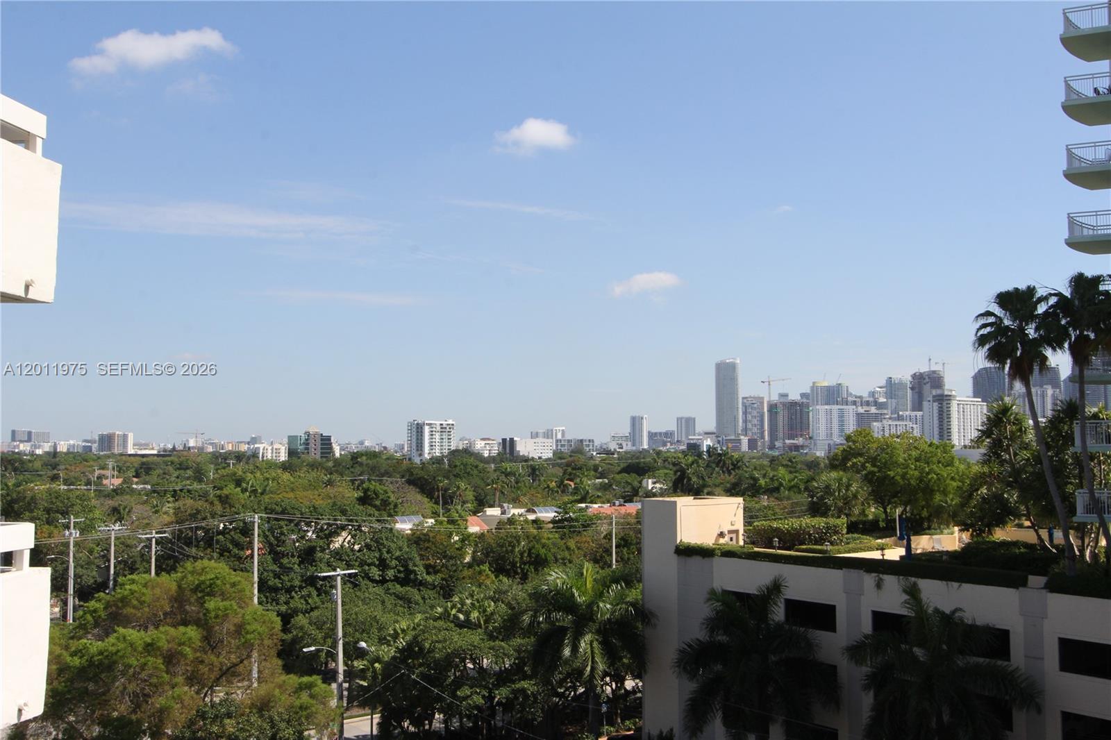 2501 Brickell Avenue, Unit 804 Miami, FL 33129 - Photo 16 of 18 Nice view to the city from the balcony