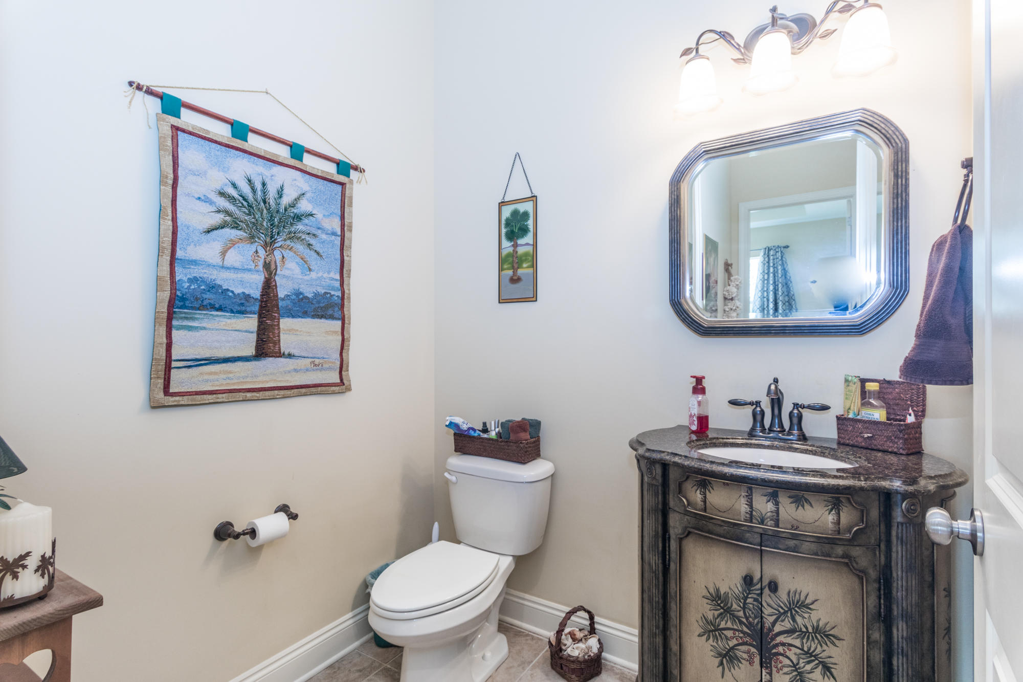 331 Brushed Dunes Circle Freeport, FL 32439 - Photo 47 of 60 a bathroom with a toilet a sink and mirror