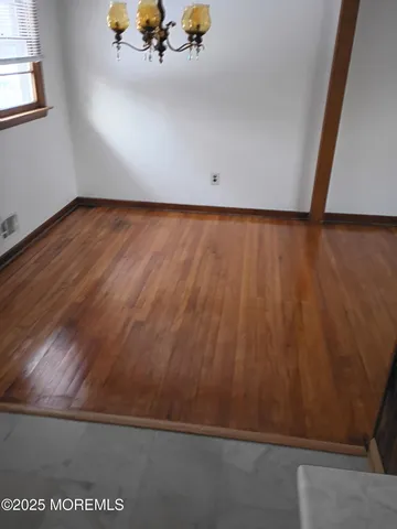 a view of wooden floor