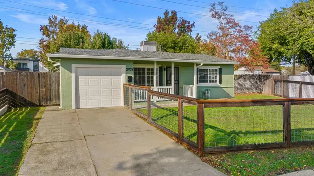 front view of a house with a porch
