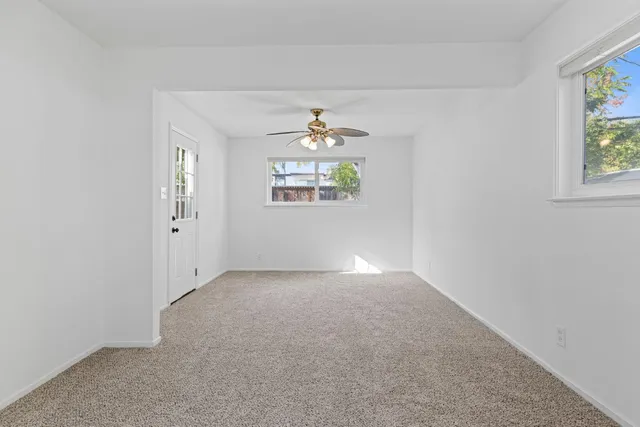 a view of a utility room with closet