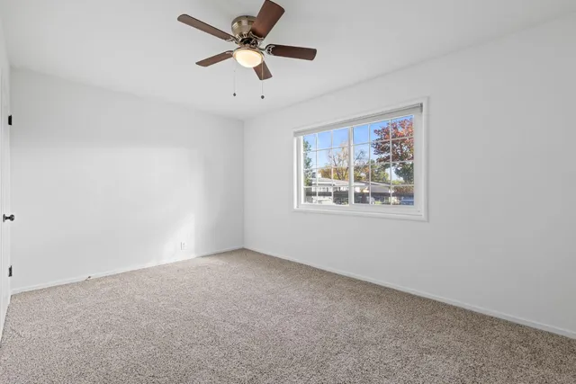 a view of a backyard of a house