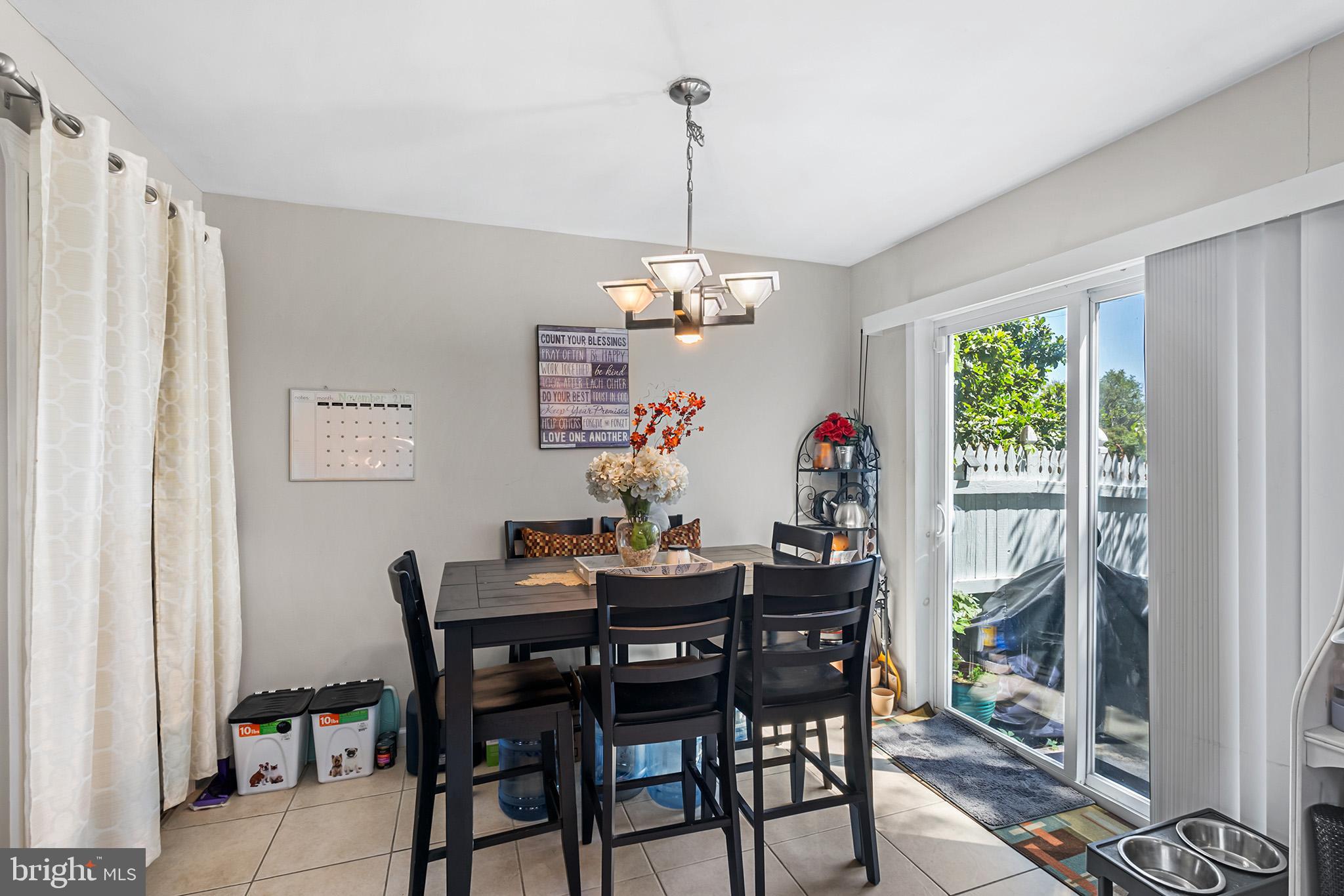 3808 Walnut Ridge Estate Pottstown, PA 19464 - Photo 10 of 30 a dining room with furniture a chandelier and a window