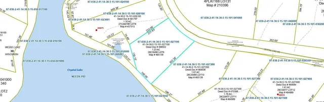 $64,500 | 300-xx Crystal Lake Drive, Danbury, WI 54830