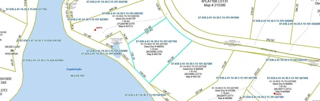 $64,500 | 300-xx Crystal Lake Drive, Danbury, WI 54830