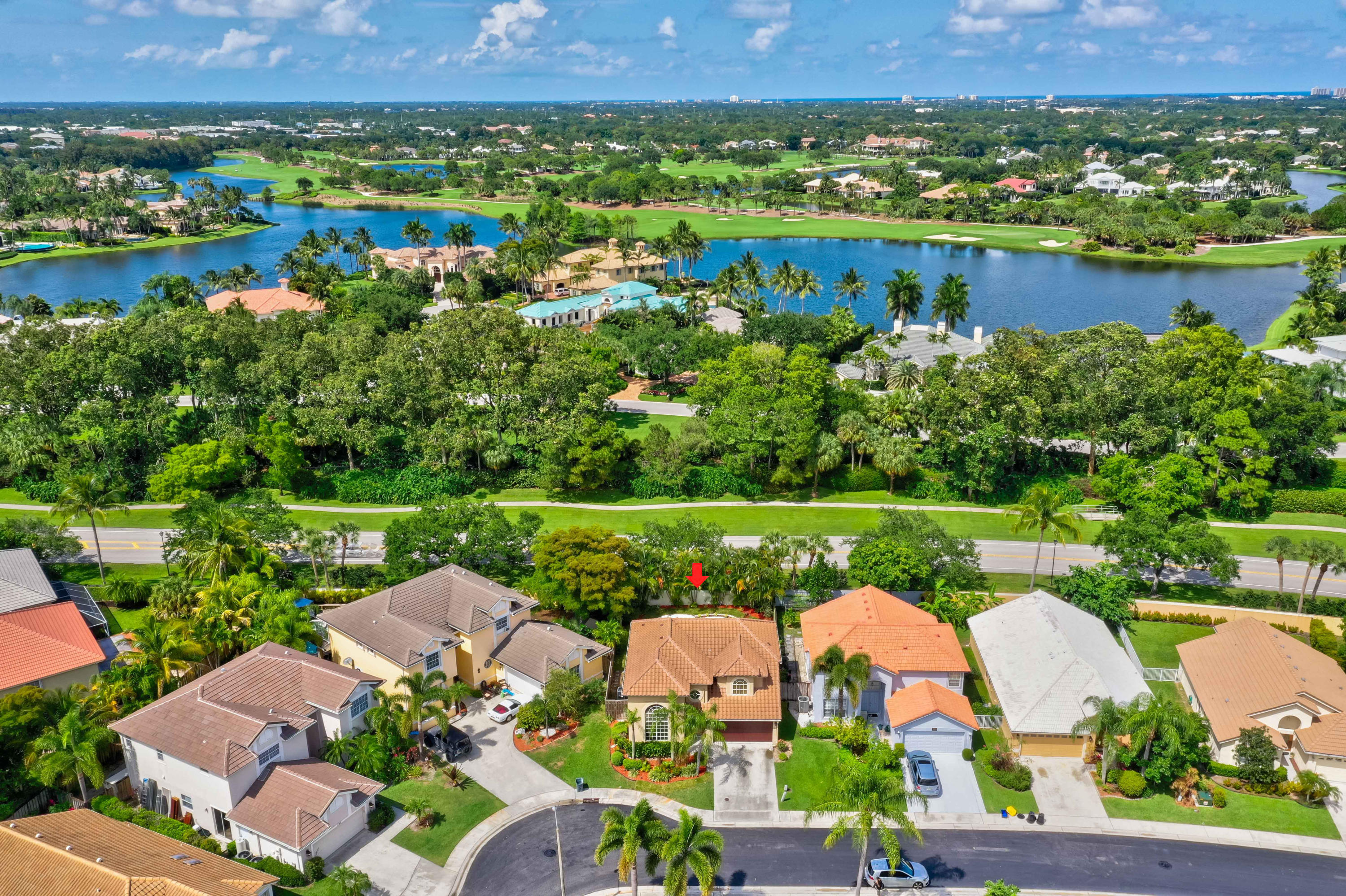 141 St Michaels Court Jupiter, FL 33458 - Photo 33 of 37 Aerial View