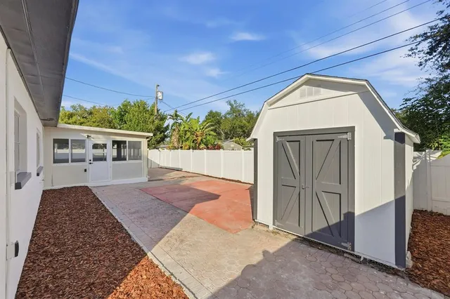 a view of front door