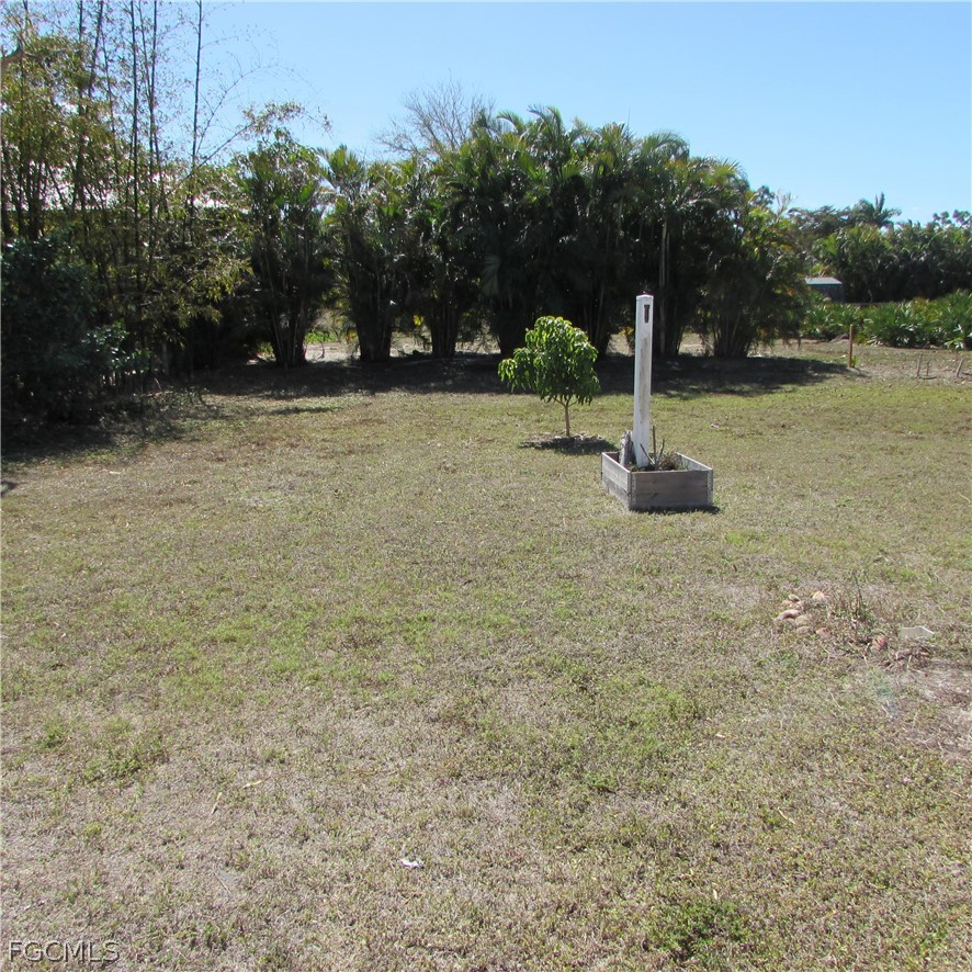 5773 Marina Road Bokeelia, FL 33922 - Photo 24 of 27 a backyard of a house with lots of green space