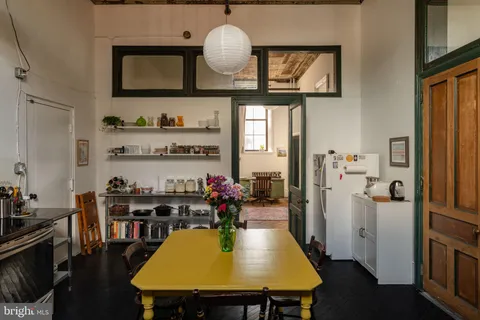 a car parked in front of a building