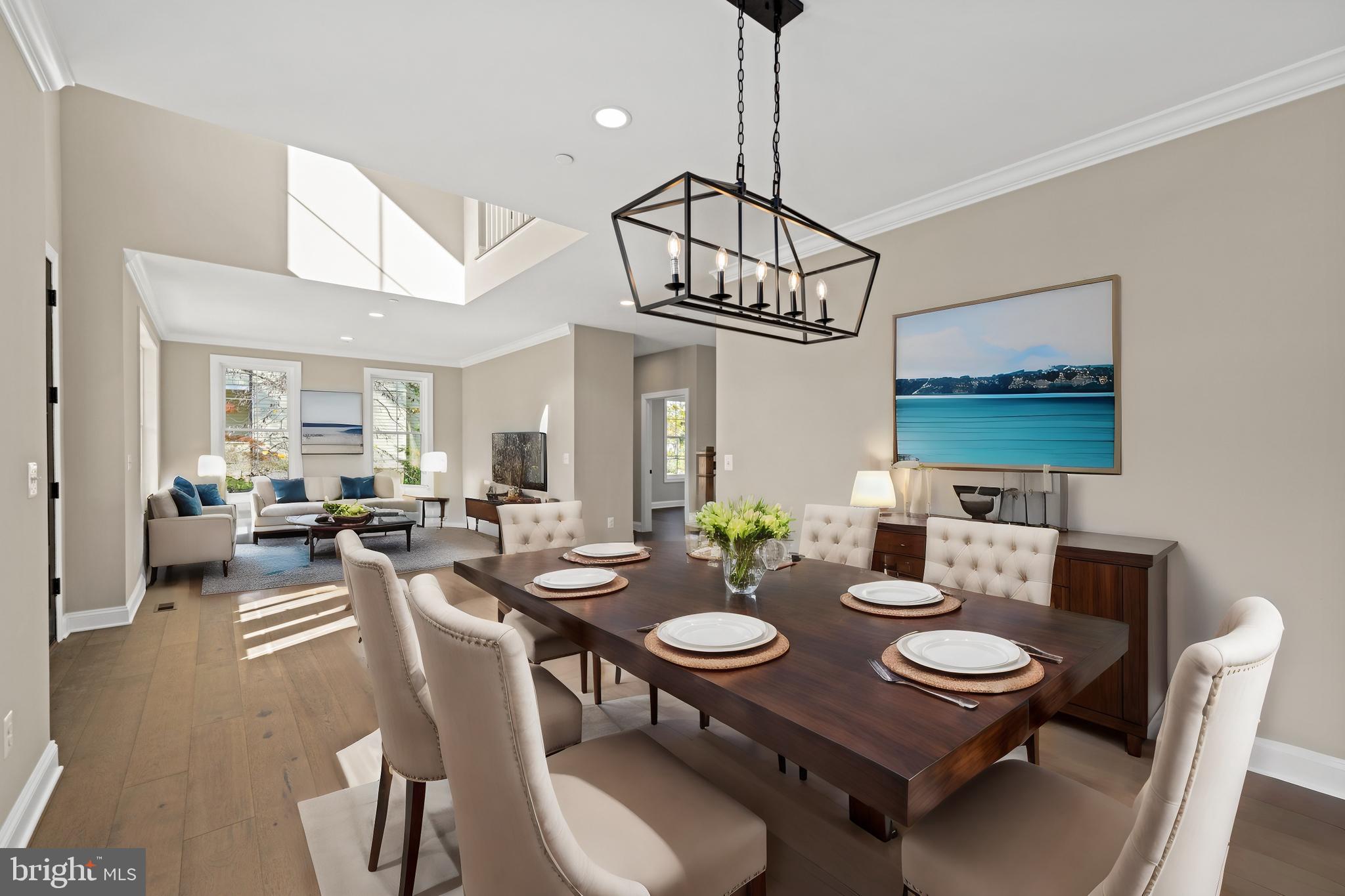 Stem Rd Union Bridge Union Bridge, MD 21791 - Photo 10 of 72 a view of a dining room with furniture wooden floor and chandelier