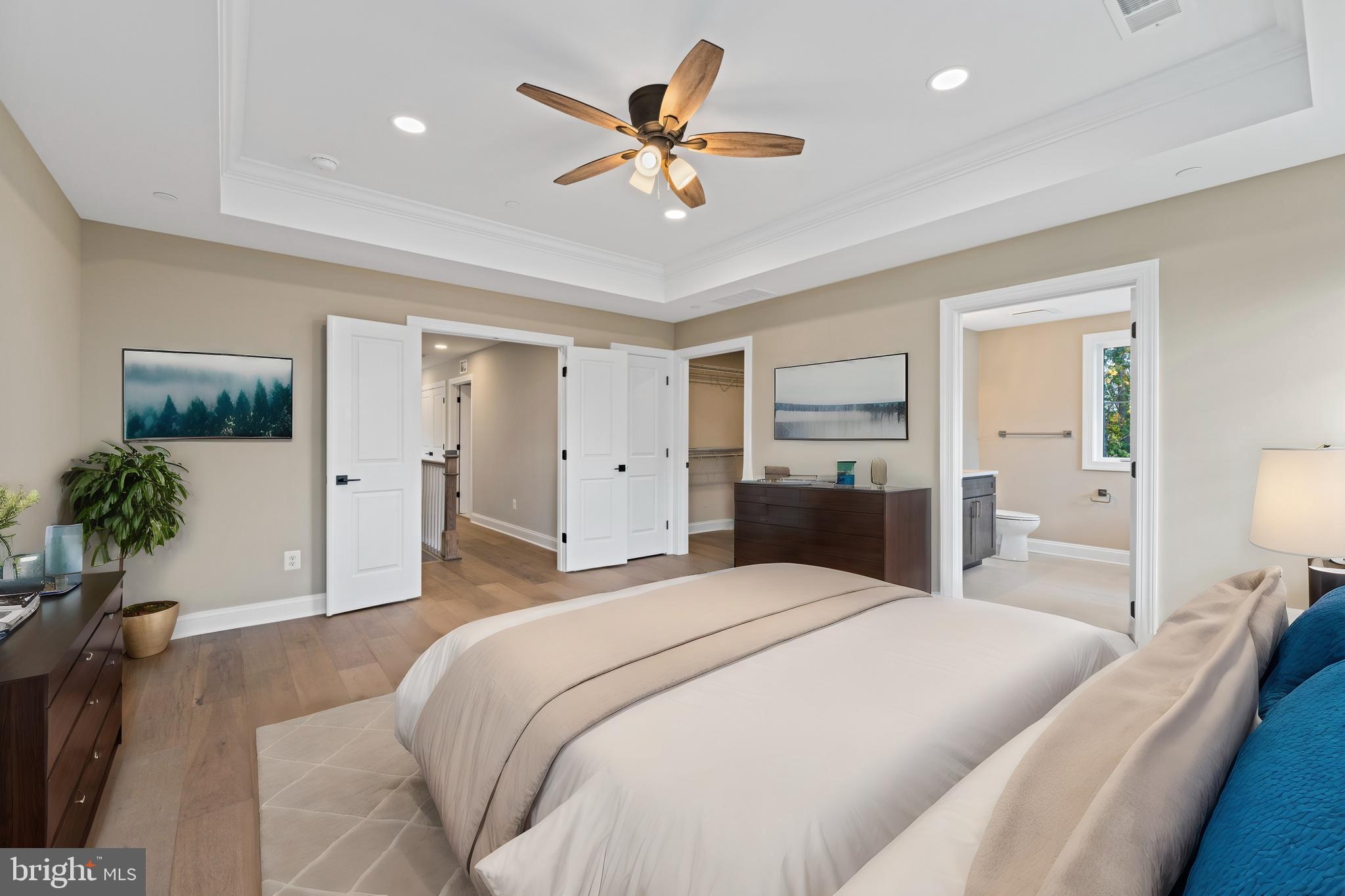 Stem Rd Union Bridge Union Bridge, MD 21791 - Photo 23 of 72 a bedroom with a bed and a chandelier