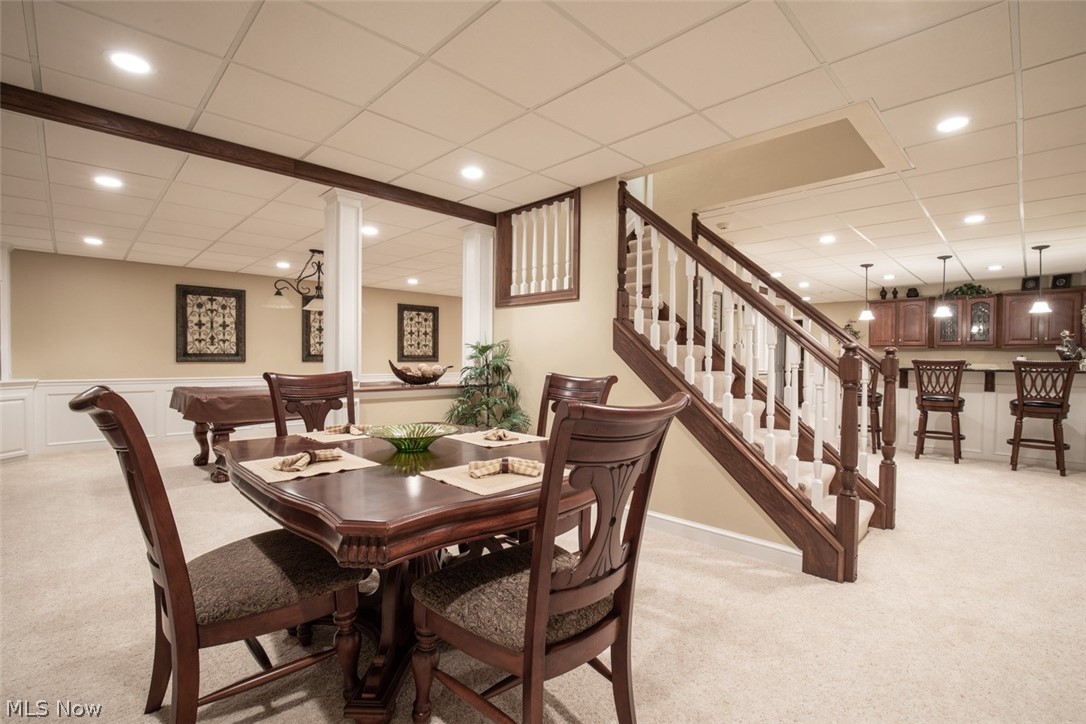 3133 Austintown Warren Road Mineral Ridge, OH 44440 - Photo 29 of 33 Downstairs LARGE recreation room