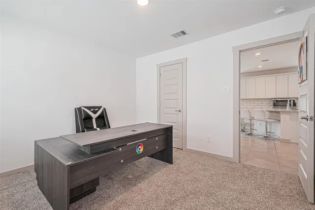 a room with storage and utility