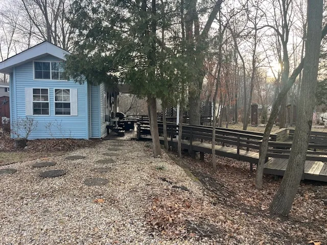 a view of outdoor space and patio