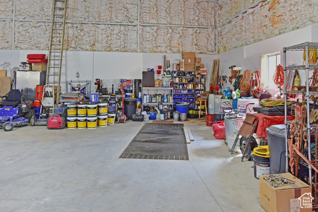 1500 Fish Creek Road Bancroft, ID 83217 - Photo 43 of 45 Garage featuring a workshop area