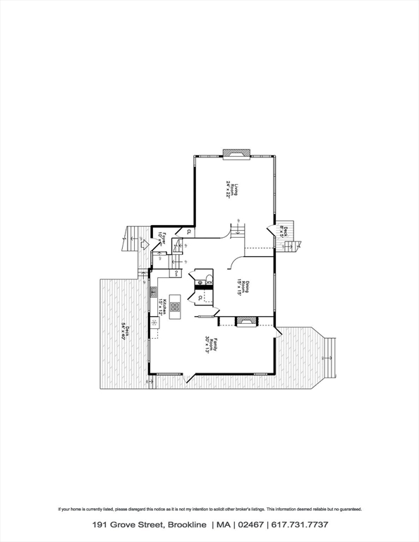 50 Bellingham Road Brookline, MA 02467 - Photo 28 of 31 a picture of floor plan