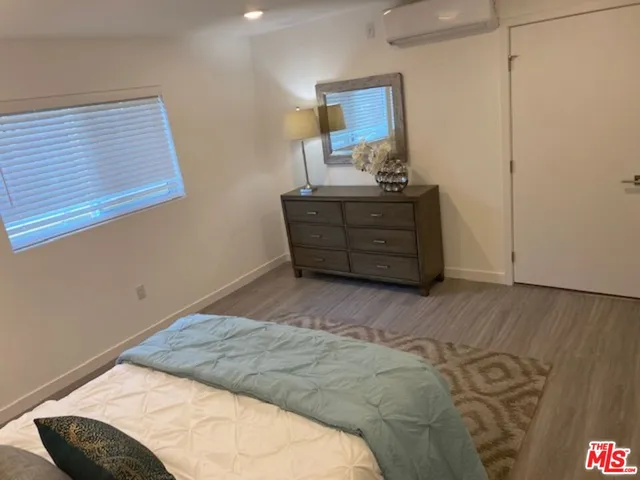 a bed room with a bed