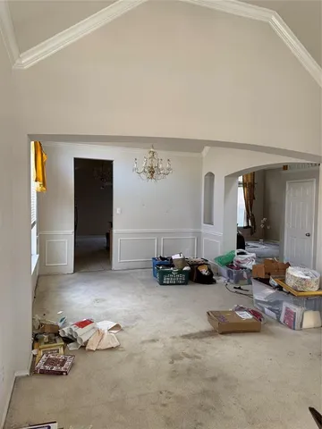 a gym room with furniture