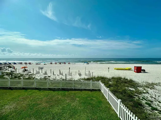 a view of an ocean and beach