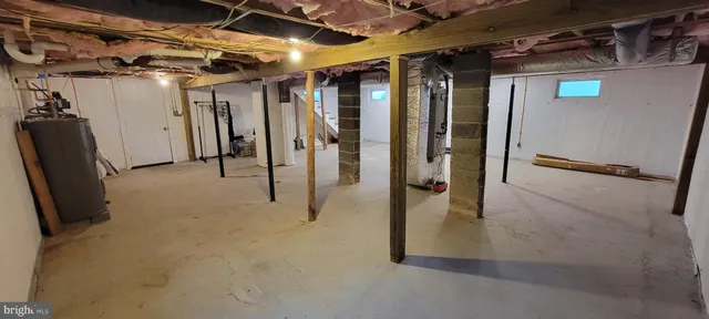 a view of water heater room