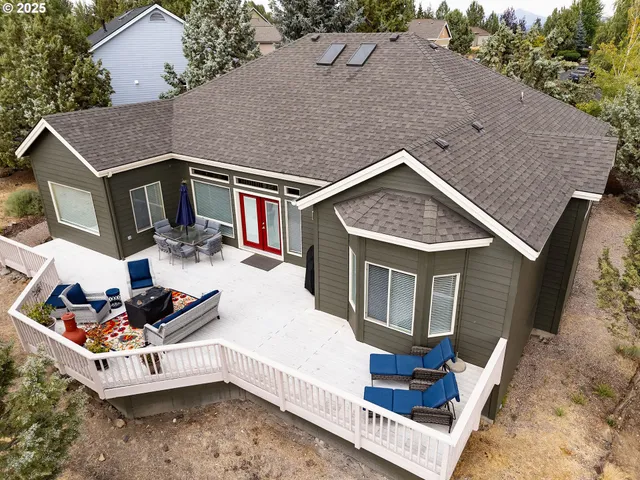 a front view of a house with a balcony