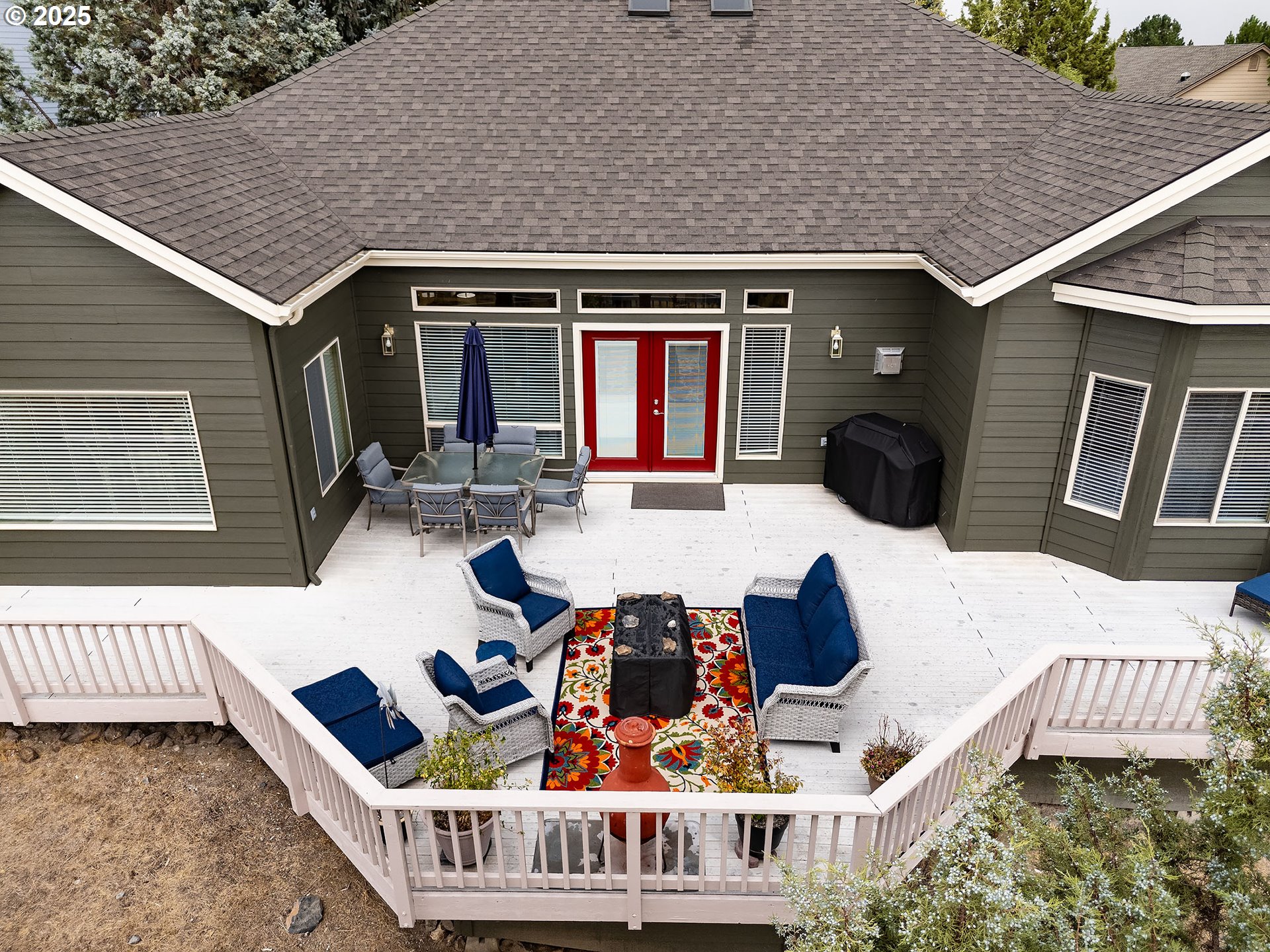 7986 Little Falls Court Redmond, OR 97756 - Photo 28 of 32 a view of barbeque area with seating area