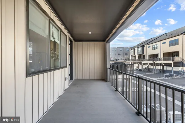 a view of a building with a street