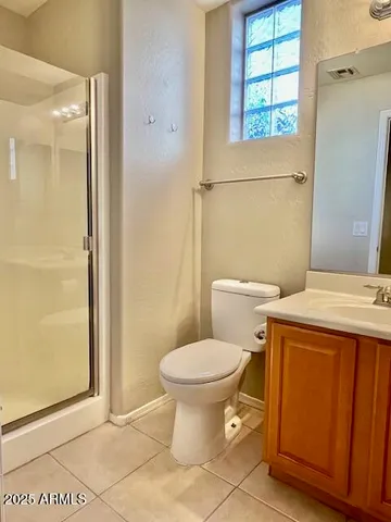 a view of a room with a large window