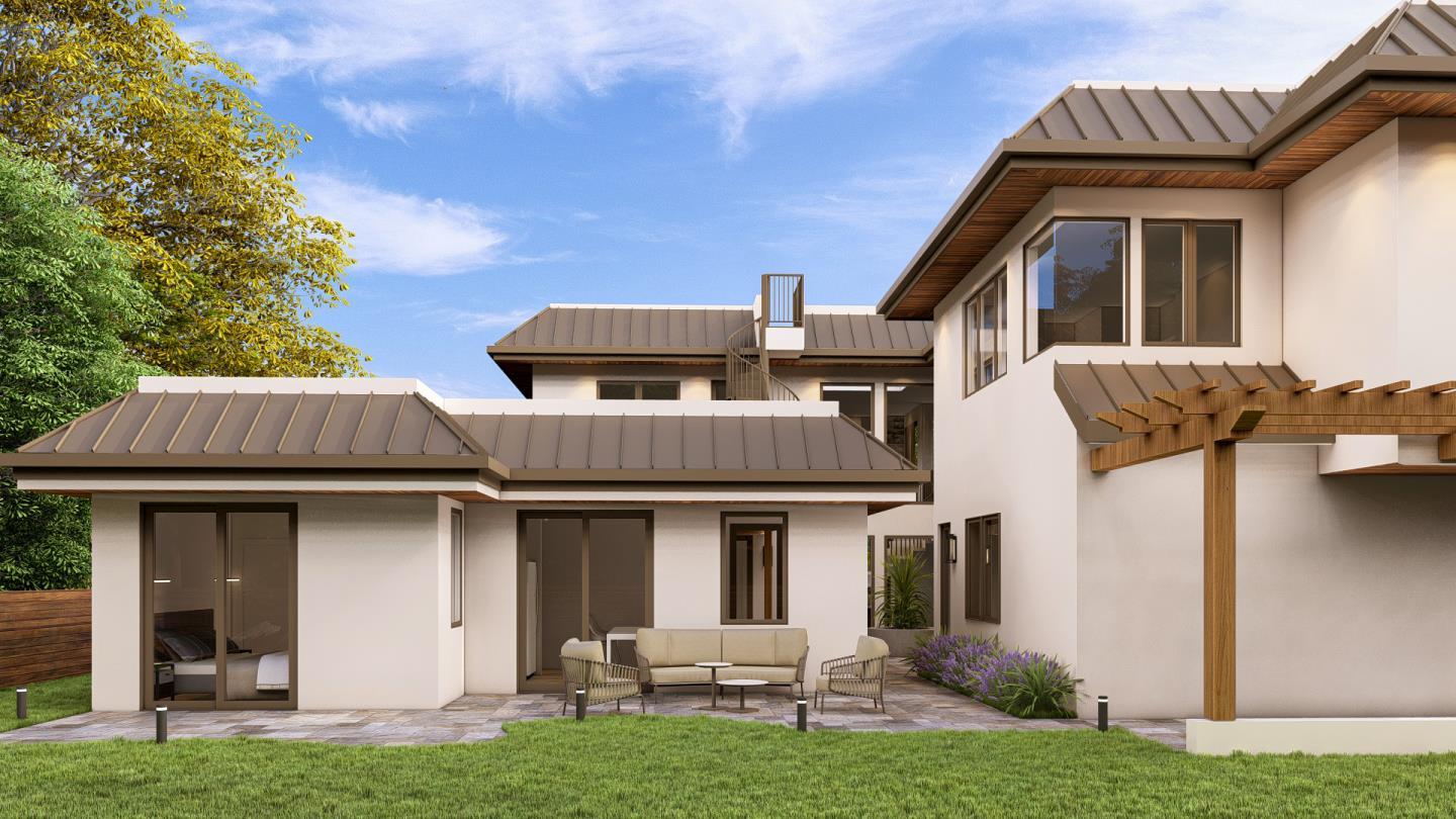 1029 Rodeo Road Pebble Beach, CA 93953 - Photo 6 of 10 a view of a house with backyard and porch