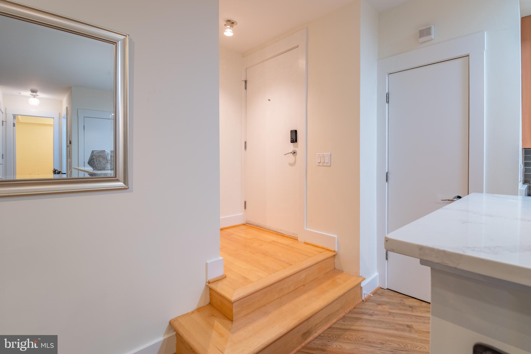 1735 Johnson Avenue Northwest, Unit B Washington, DC 20009 - Photo 7 of 34 a view of kitchen and bathroom