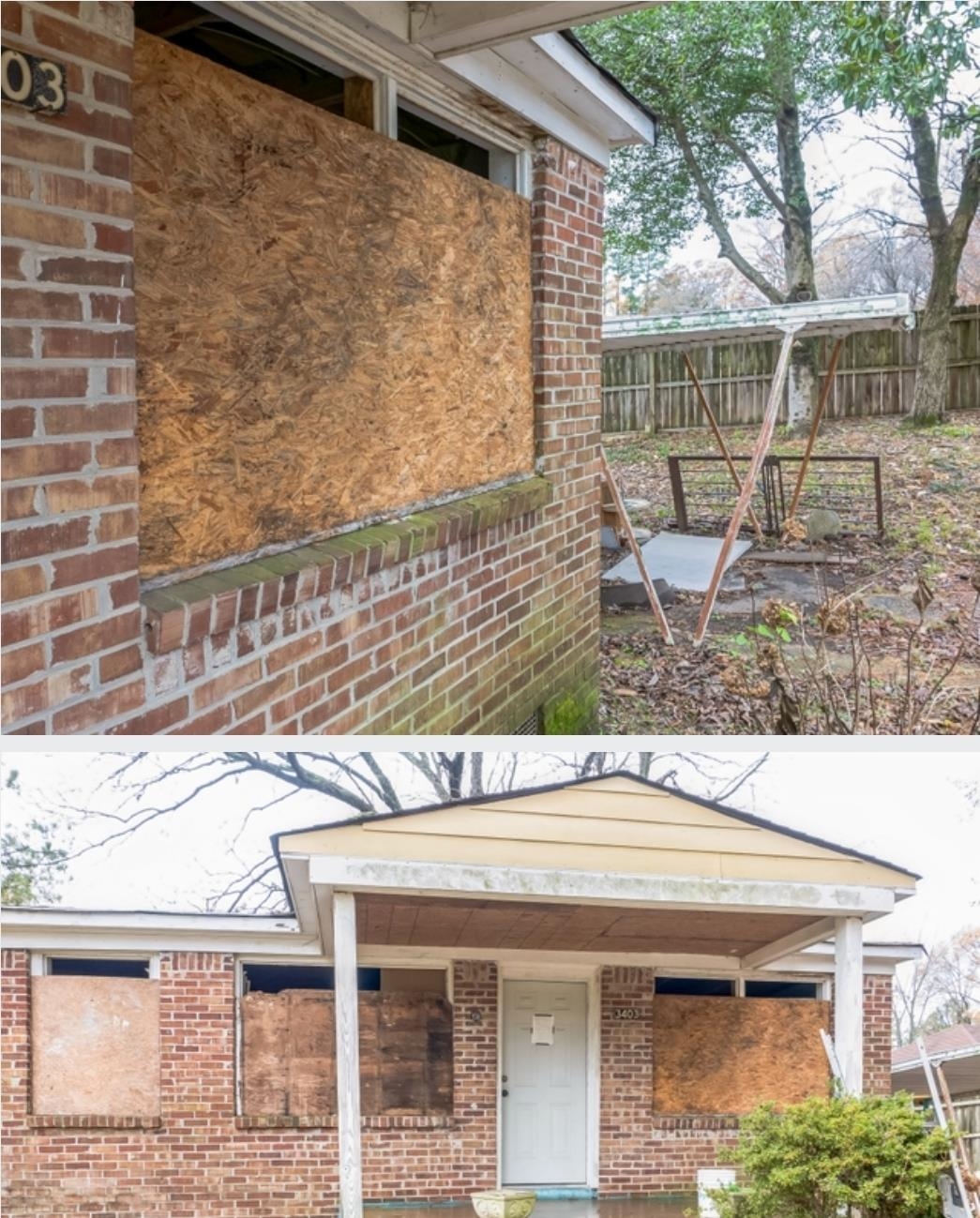 3403 Dillard Road Memphis, TN 38128 - Photo 14 of 17 a front view of a house with garden