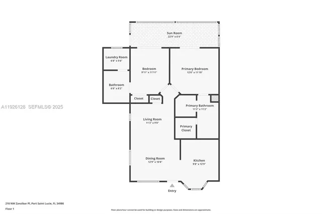 $1,900 | 210 Northwest Zanzibar Place, Port St. Lucie, FL 34986