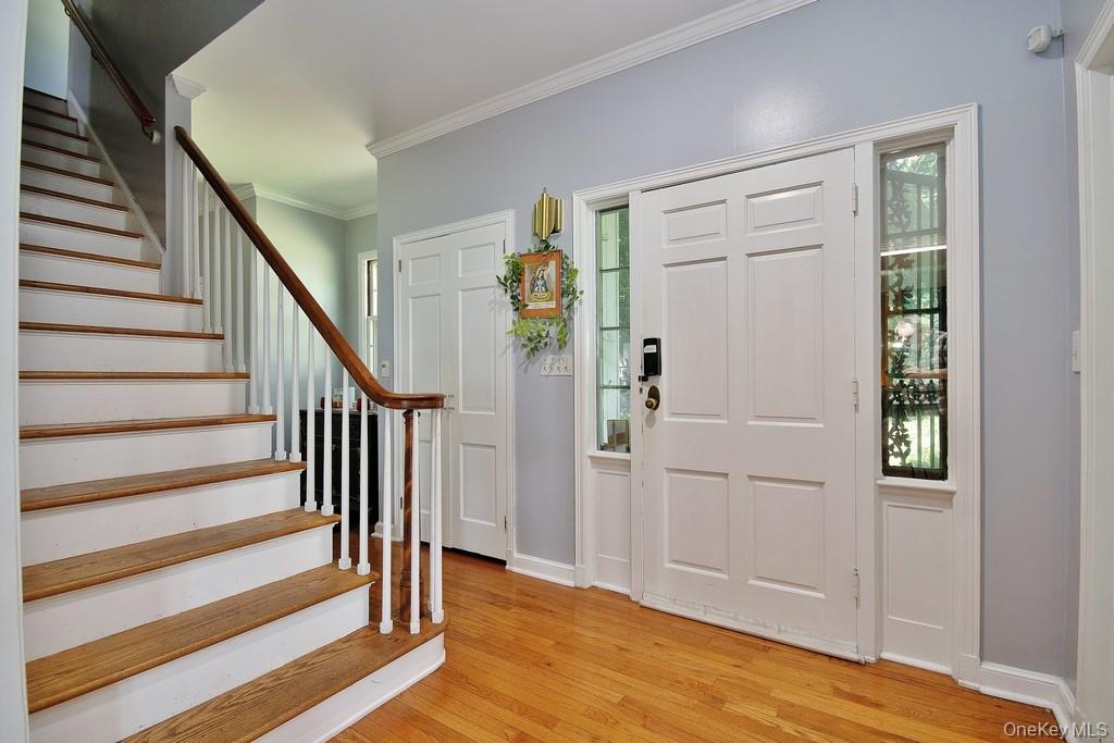 1 Noel Drive Ossining, NY 10562 - Photo 2 of 33 a view of entryway with wooden floor and stairs