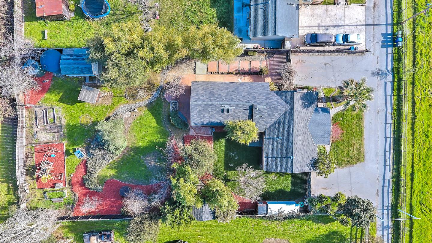 30 Heiner Road Watsonville, CA 95076 - Photo 50 of 50 a aerial view of a house with a yard and garden