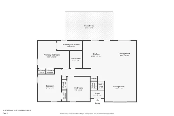 $376,700 | 4126 Wildwood Drive, Crystal Lake, IL 60014