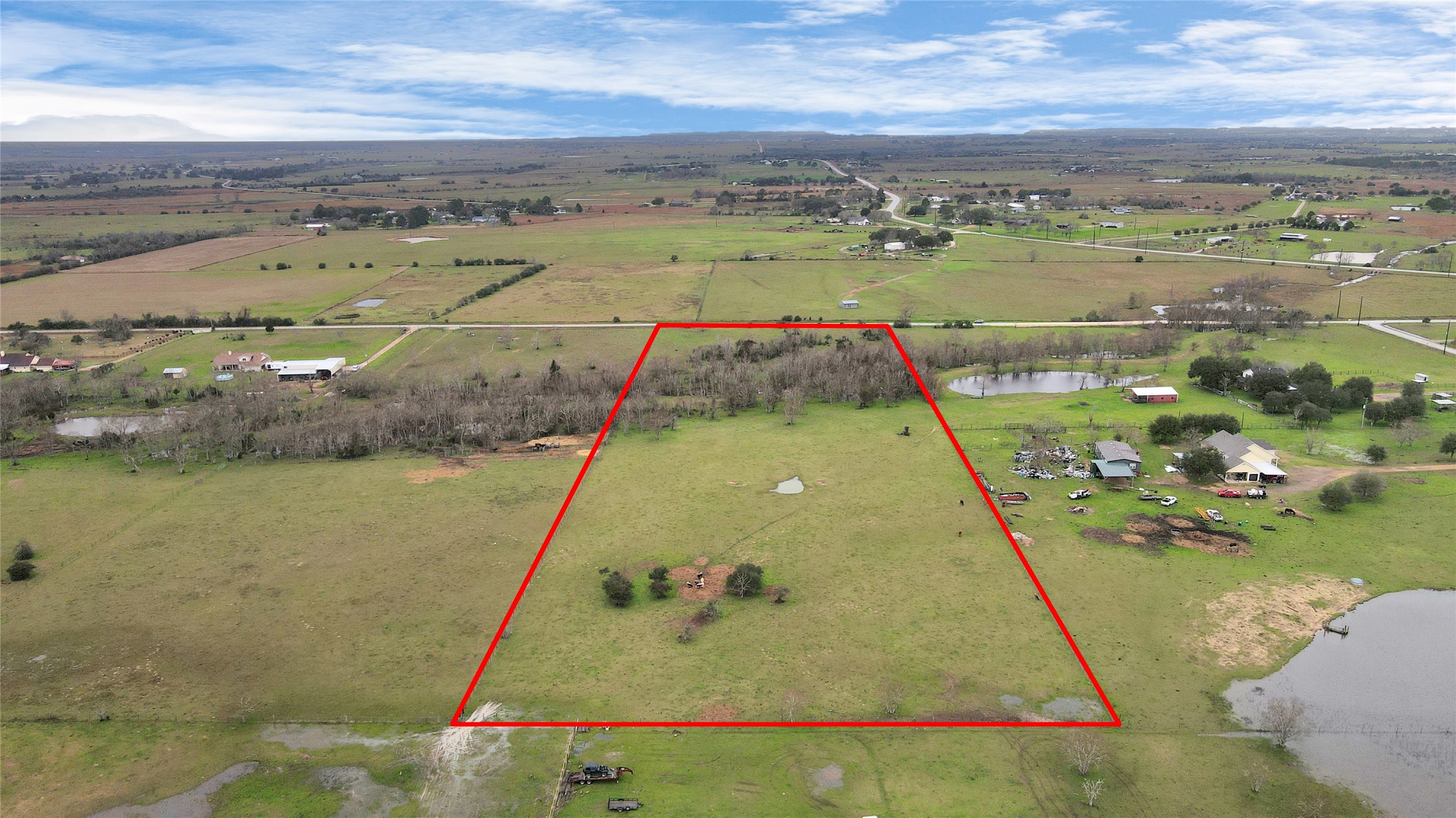 3134 Old Columbus Road North Sealy, TX 77474 - Photo 4 of 34 a view of a pool in a backyard of a house