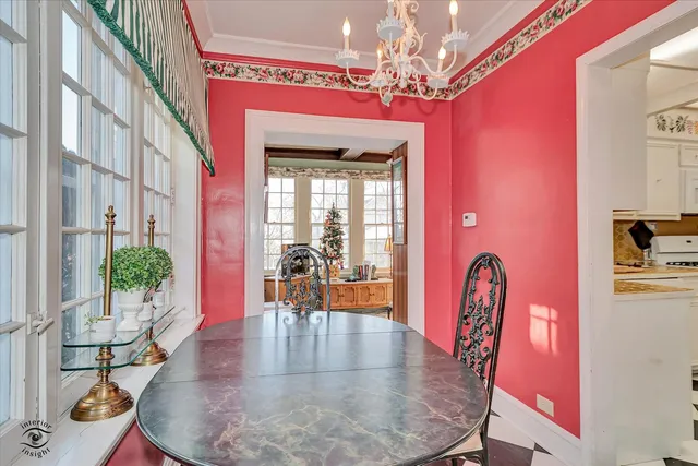 a front view of a house with seating space