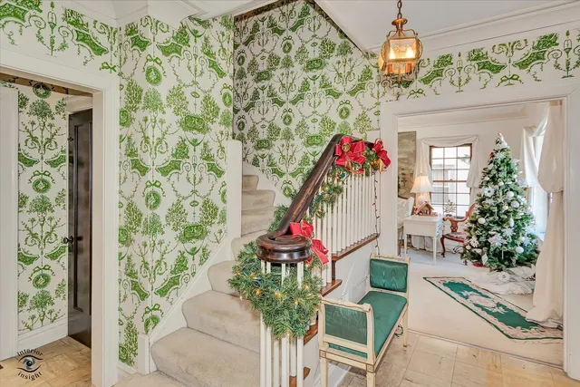 a very nice looking room with a large window