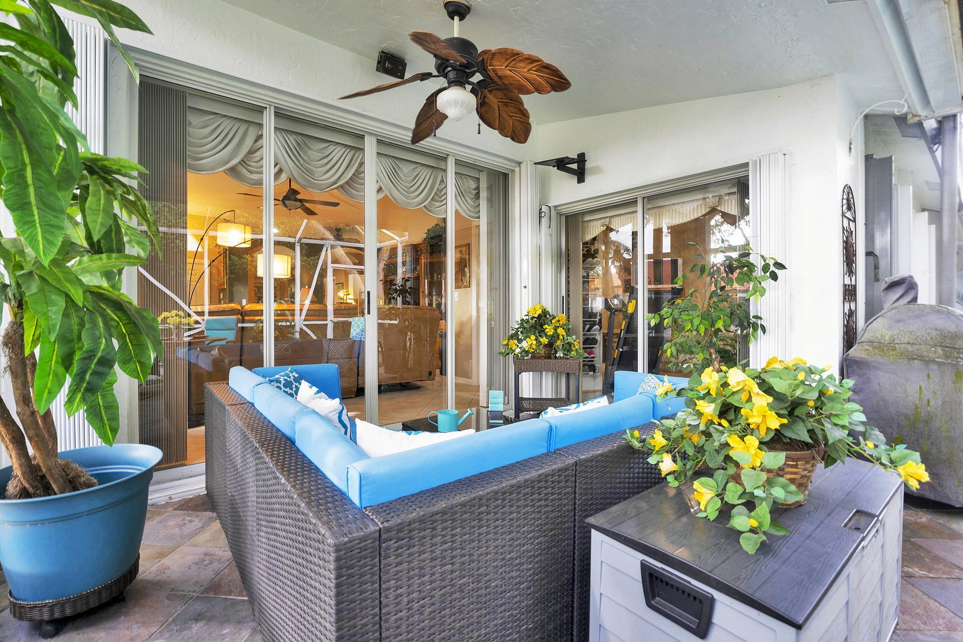 18444 Vía Di Regina Boca Raton, FL 33496 - Photo 36 of 56 ENCLOSED SCRENNED PATIO