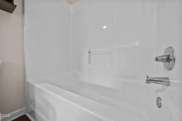 a close up of a bathtub