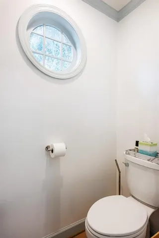 a white toilet sitting next to a shower curtain