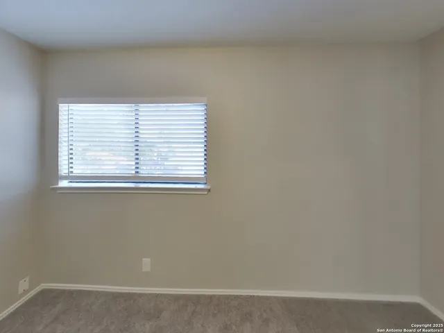 a view of a small space with window