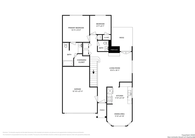 a picture of a floor plan