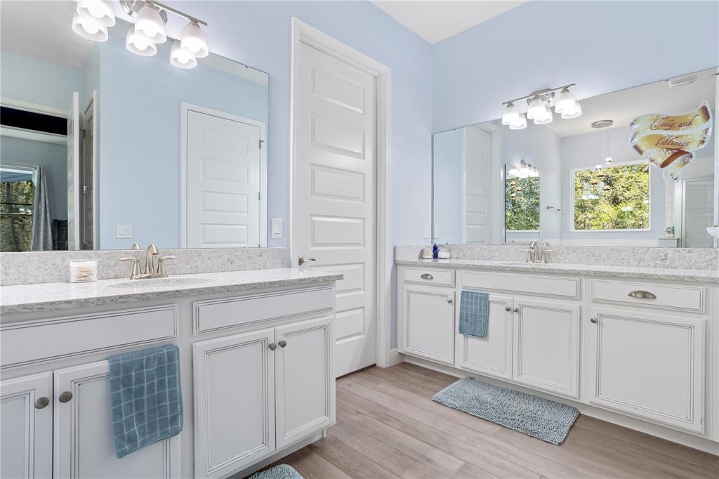 493 Nowell Loop DeLand, FL 32724 - Photo 11 of 33 a bathroom with a sink vanity and a mirror